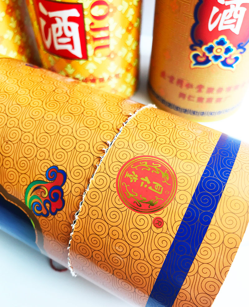 军兴溢美纸罐定制案例之同仁堂：酒类纸罐定制