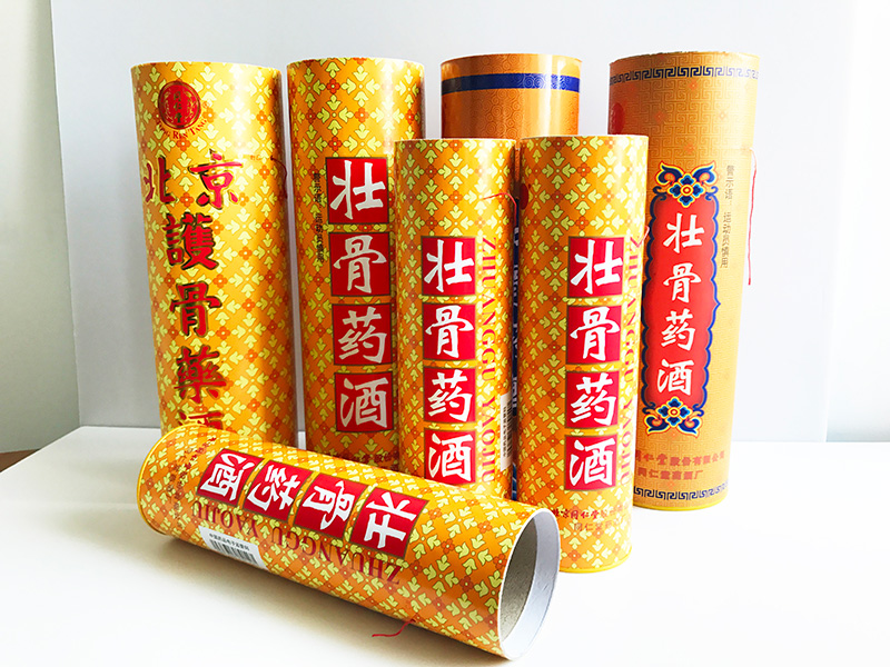 军兴溢美纸罐定制案例之同仁堂：酒类纸罐定制
