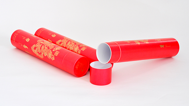 春联圆筒纸罐 春联圆筒纸罐