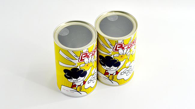 透明易撕盖纸罐 透明易撕盖纸罐