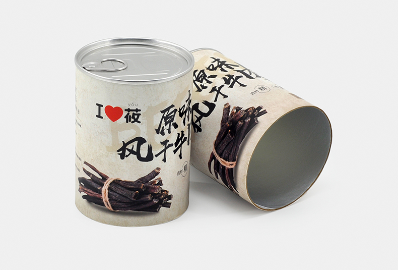 牛肉干纸罐包装 牛肉干纸罐包装