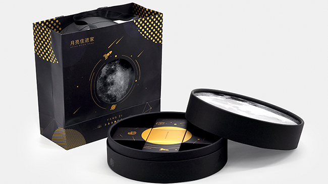 圆筒月饼礼盒定制 圆筒月饼礼盒定制