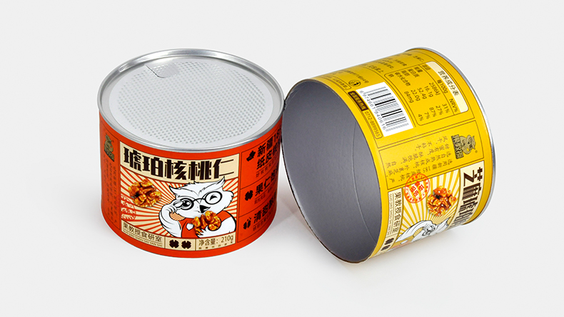 坚果纸罐包装 坚果纸罐包装