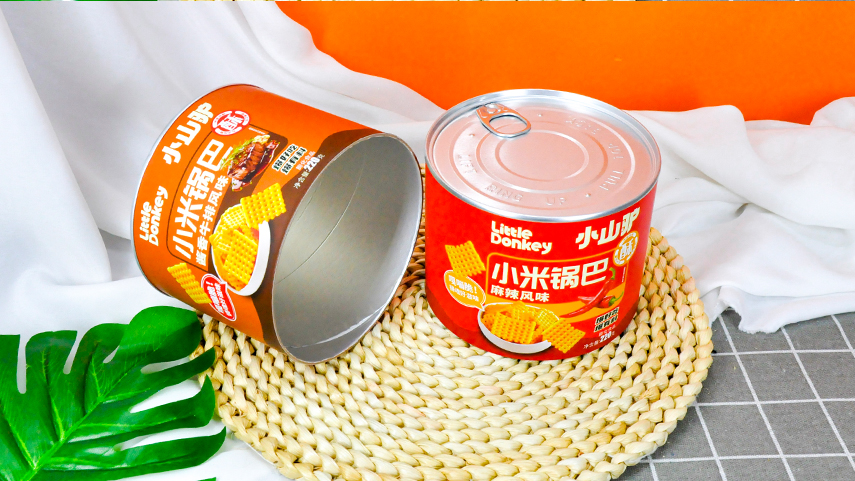 休闲食品纸罐包装