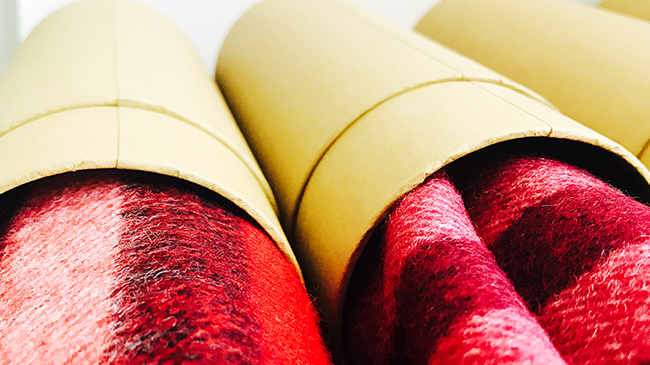 羊绒围巾包装纸罐