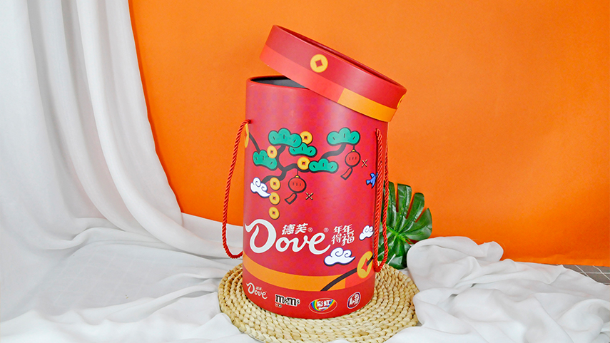 零食抱抱桶礼盒包装